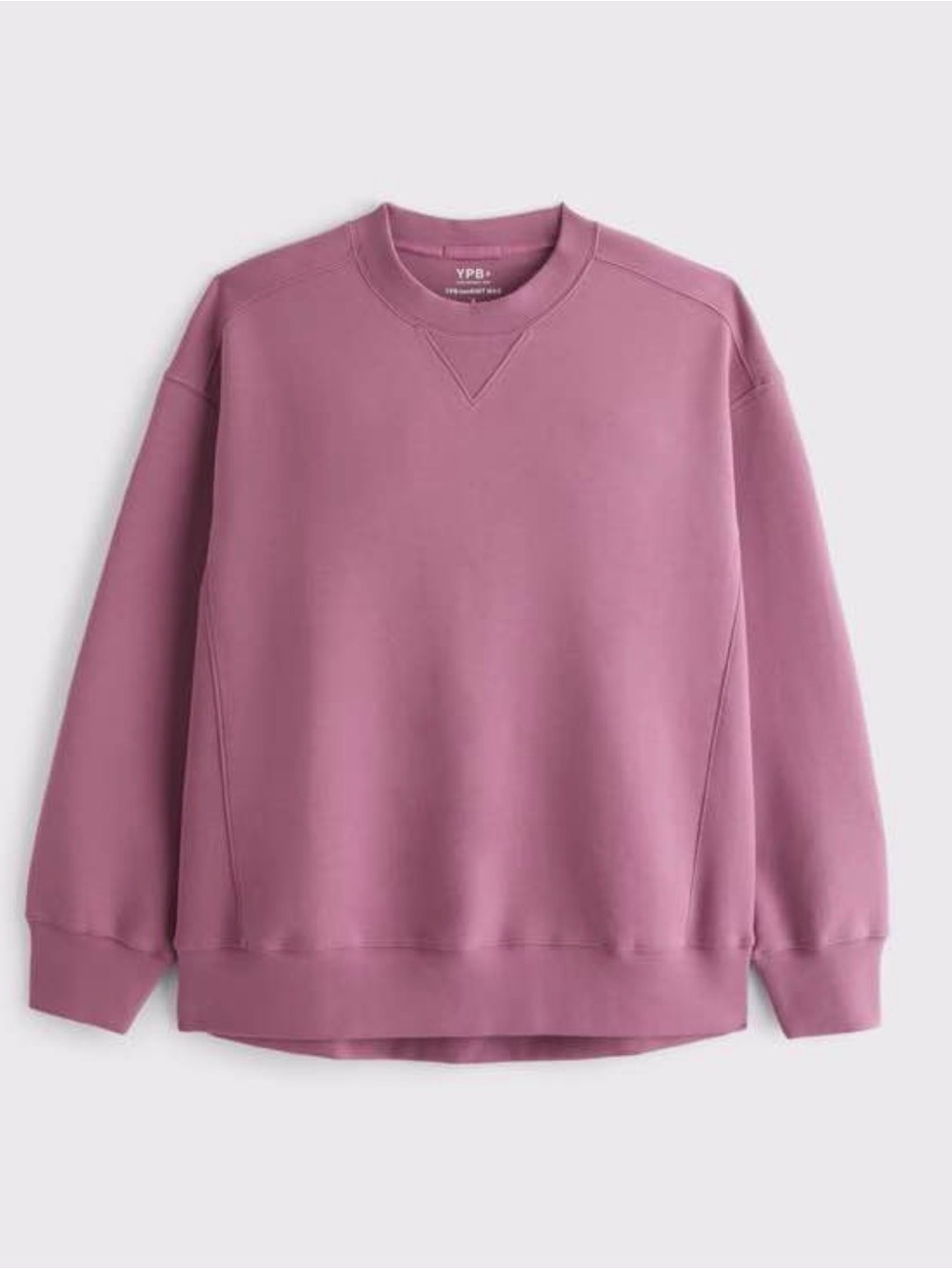 Abercrombie & Fitch Women's Crewneck Sweatshirt - Mauve Pink, Size Small